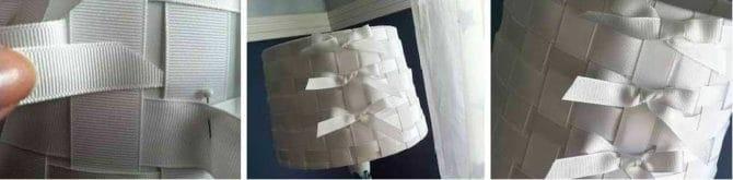 通过织物在灯罩上工作