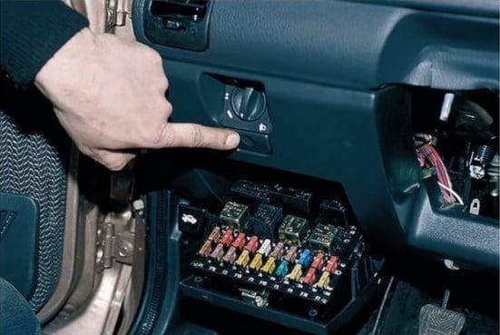 mui xe trên khối gắn