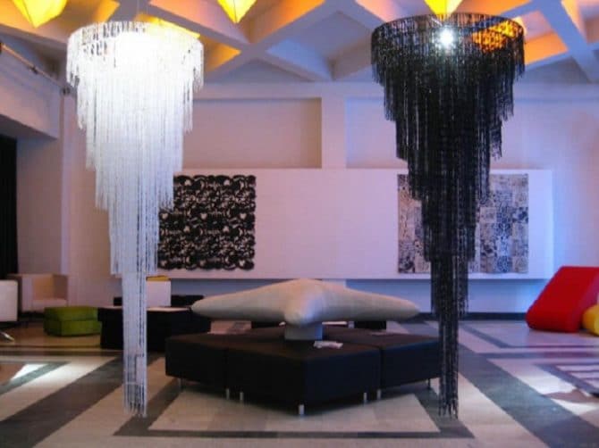 polyley a cascata su un normale tavan