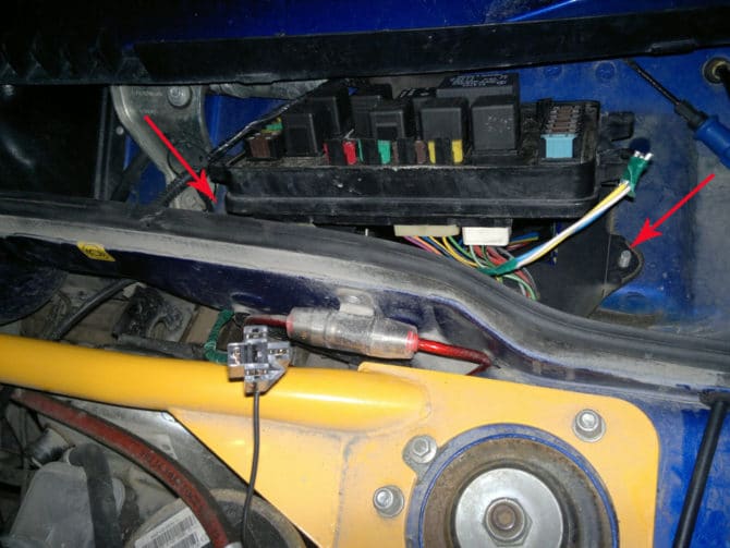 gắn khối VAZ 2114