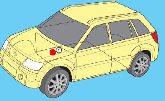 lốc máy được gắn trên khoang máy Suzuki Grand Vitara