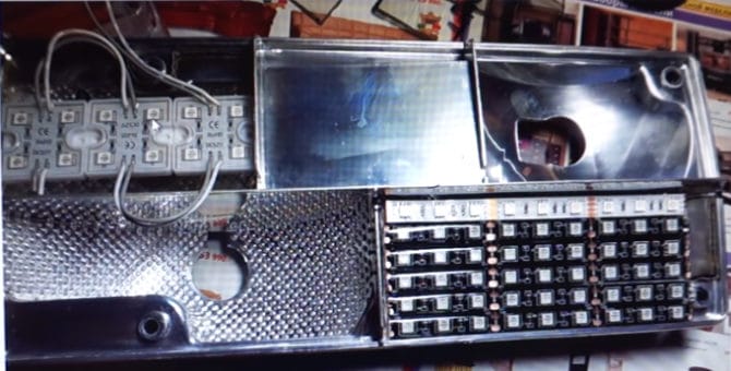 moduli per l'illuminazione a spirale