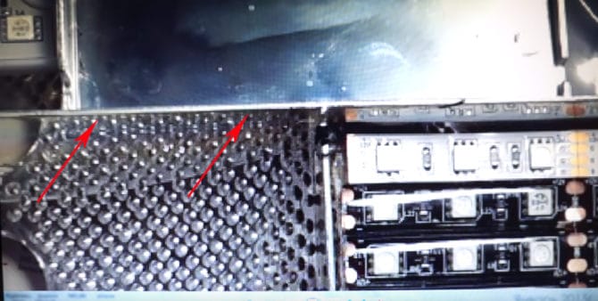 Luce della pagina con nastro NV