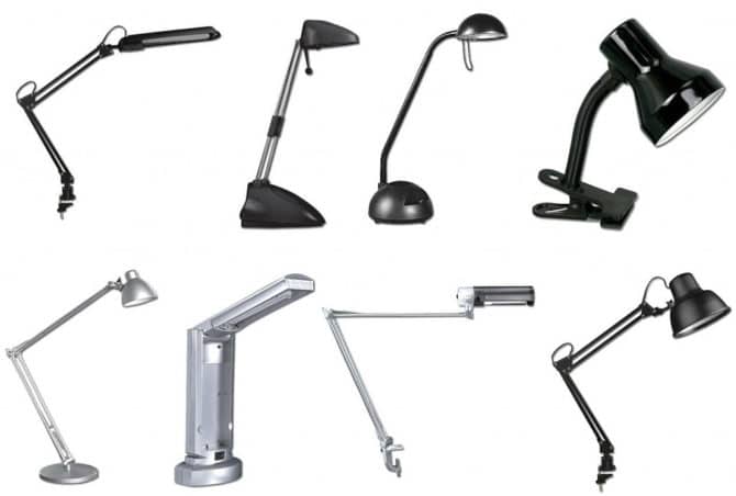 modelli di lampade da tavolo