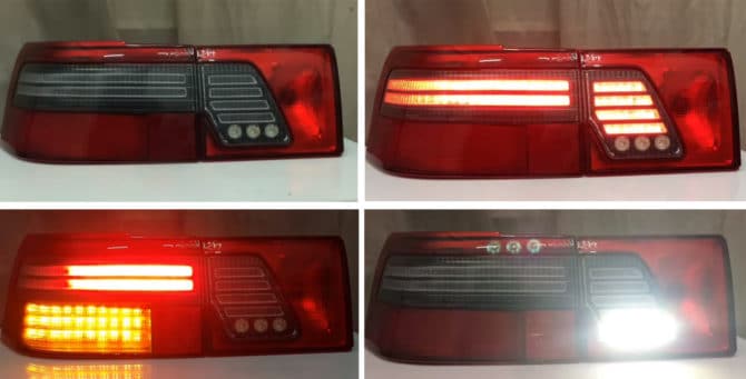 messa a punto delle linee luminose posteriori VAZ 2110