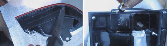 Sglobyavane su un dispositivo leggero VAZ 2112