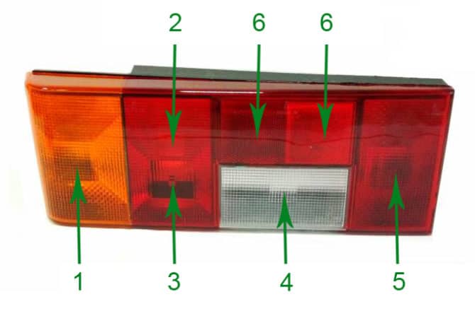 đèn sau sư tử VAZ 2109