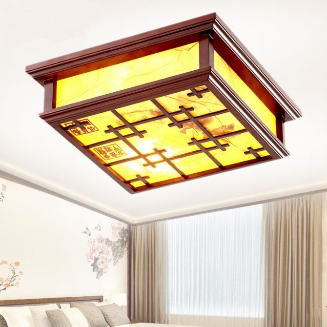 lampada in stile giapponese