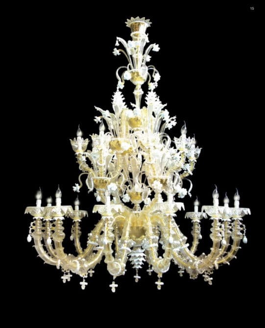 Polylei italiano in vetro di murano