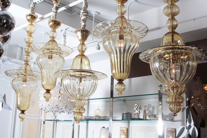 Polylei italiano in vetro di murano