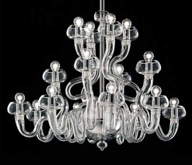 Polylei italiano in vetro di murano