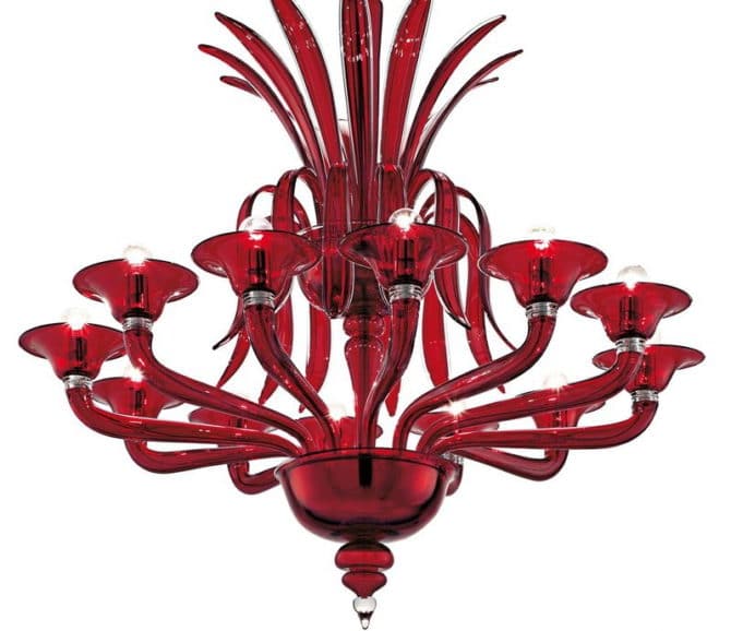 Polylei italiano in vetro di murano