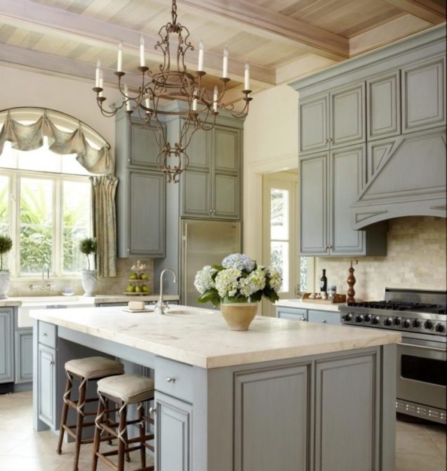 Polyleys e lampade per la cucina vv stile affresco Provenza