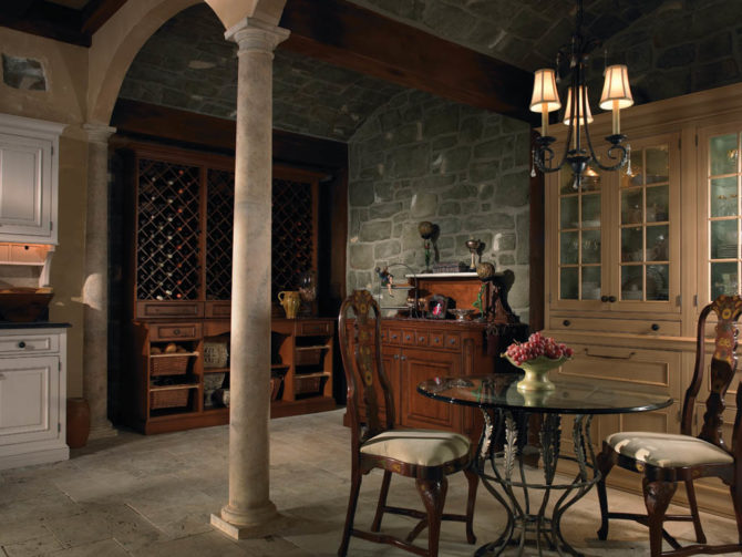 Polyleys e lampade per la cucina vv stile affresco Provenza