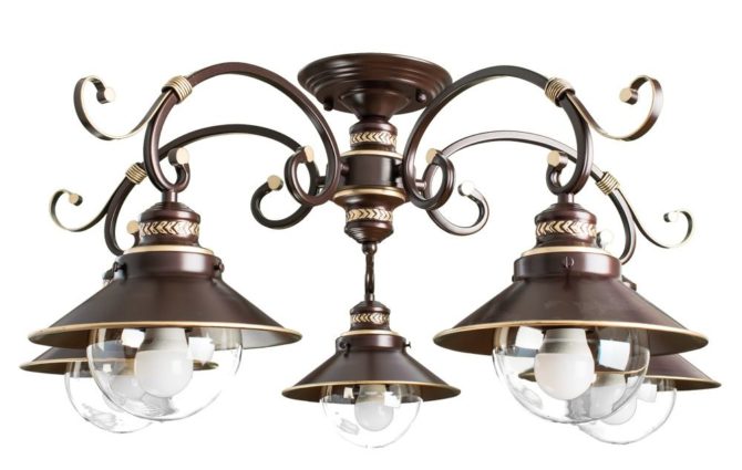 Polyleys e lampade per la cucina vv stile affresco Provenza