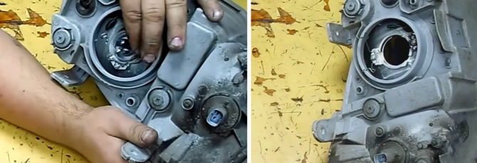 Istruzioni per l'installazione e il collegamento al bi-xeno in un'auto