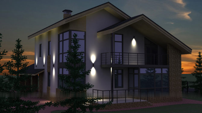 对村屋的壮观澄清